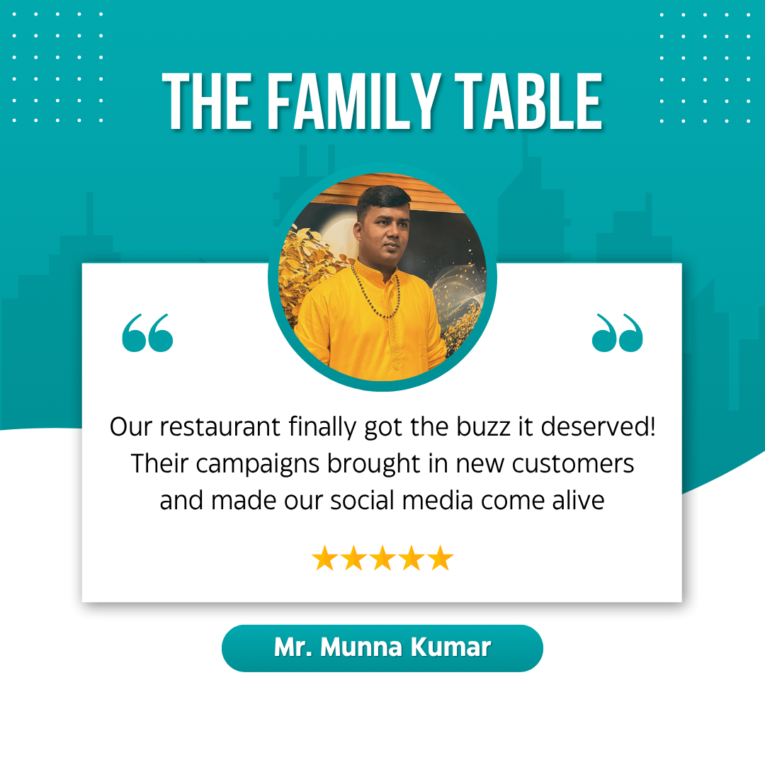 The Family Table owner (Munna kumar)